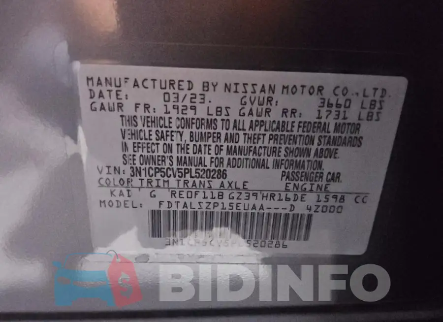 3N1CP5CV5PL520286 Photo# 13