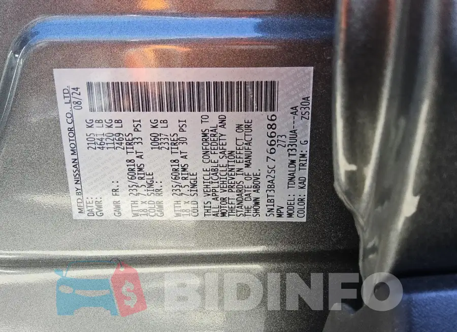 5N1BT3AB2PC788365 Photo# 13
