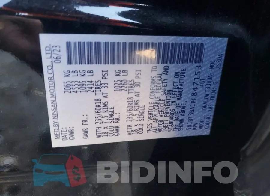 5N1BT3BA1PC847153 Photo# 13