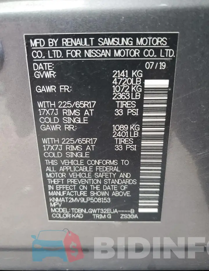 KNMAT2MV9LP508153 Photo# 14