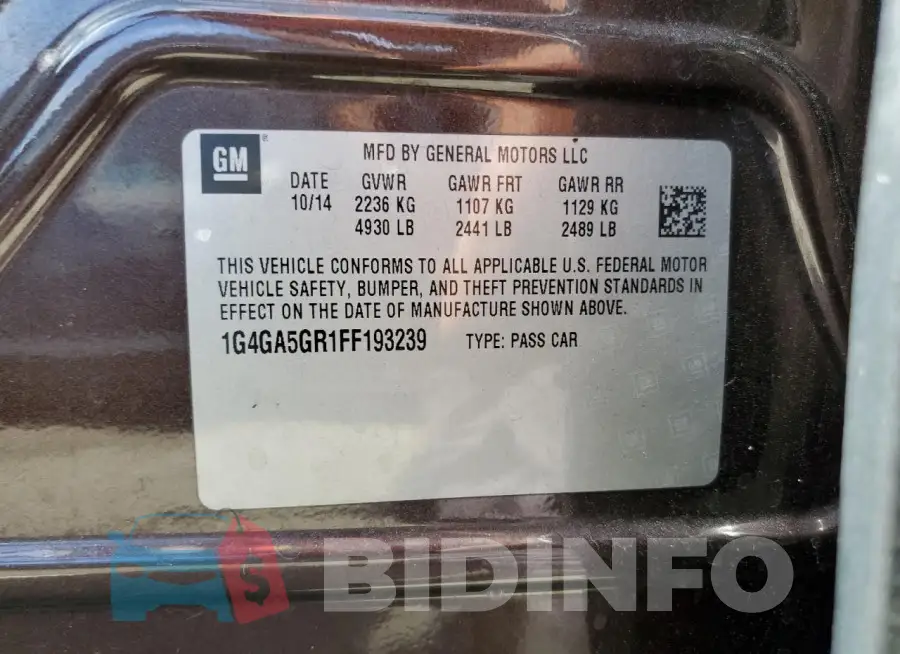 1G4GA5GR1FF193239 Photo# 12