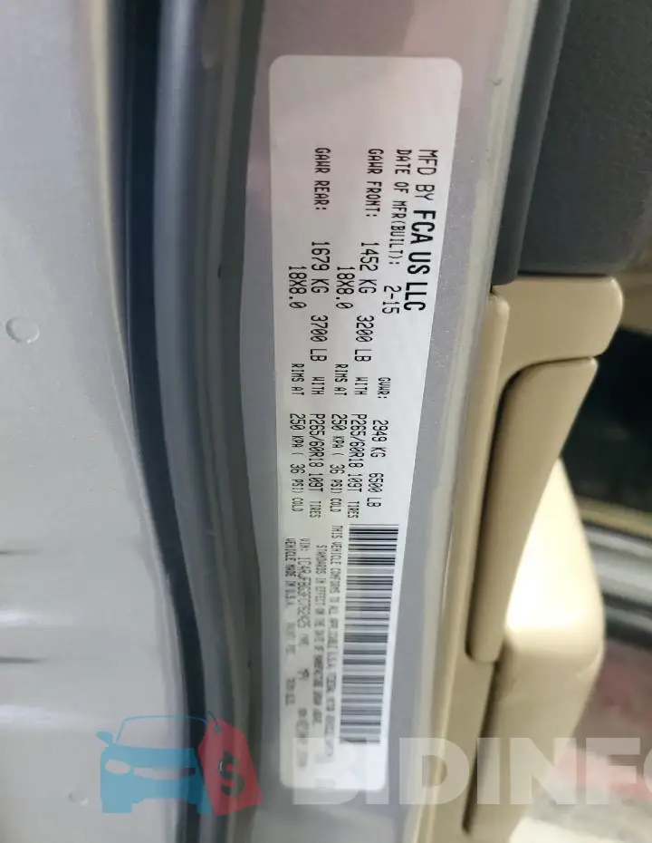 1C4RJFBG3FC762425 Photo# 13