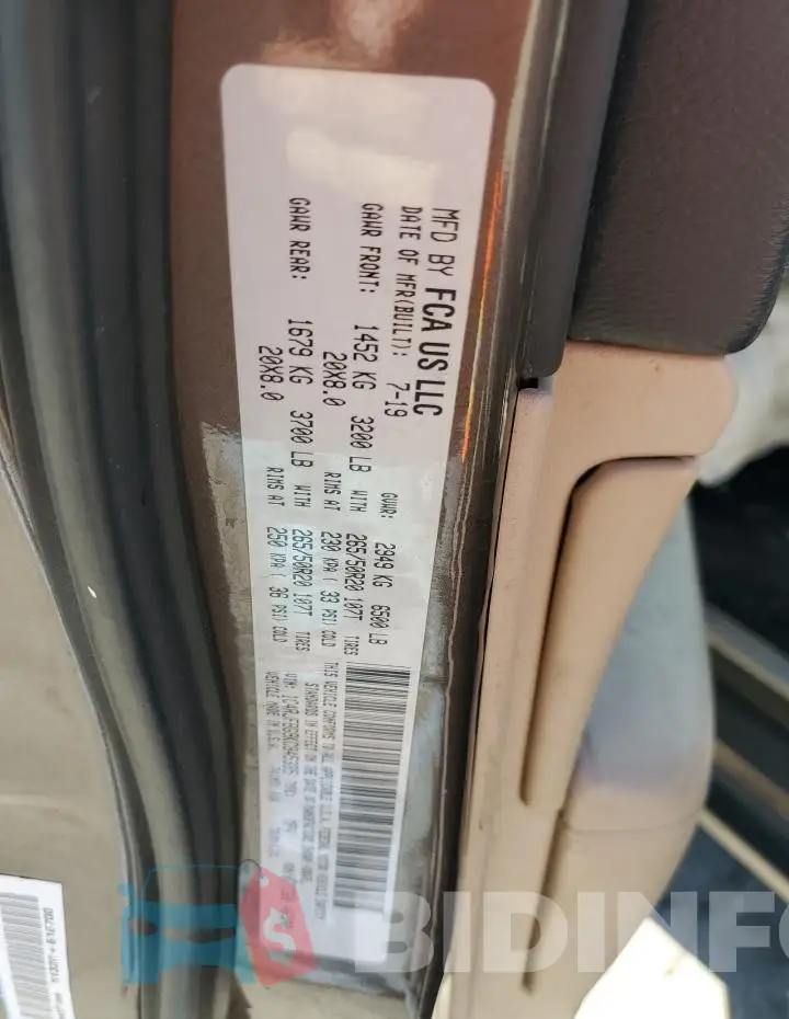 1C4RJFBG9KC845335 Photo# 14