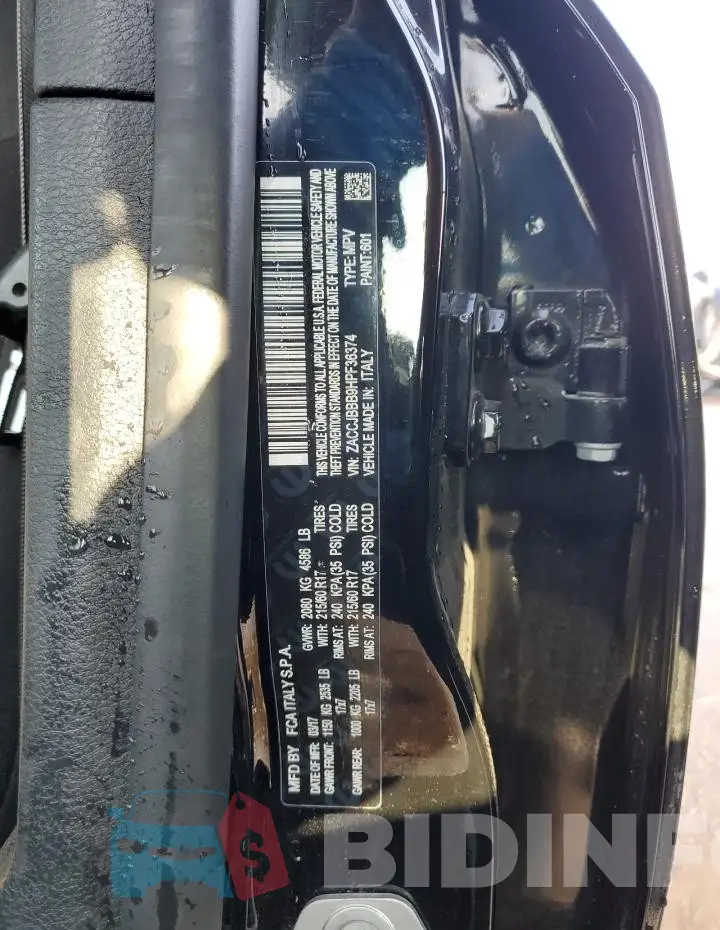 ZACCJBBB9HPF36374 Photo# 13