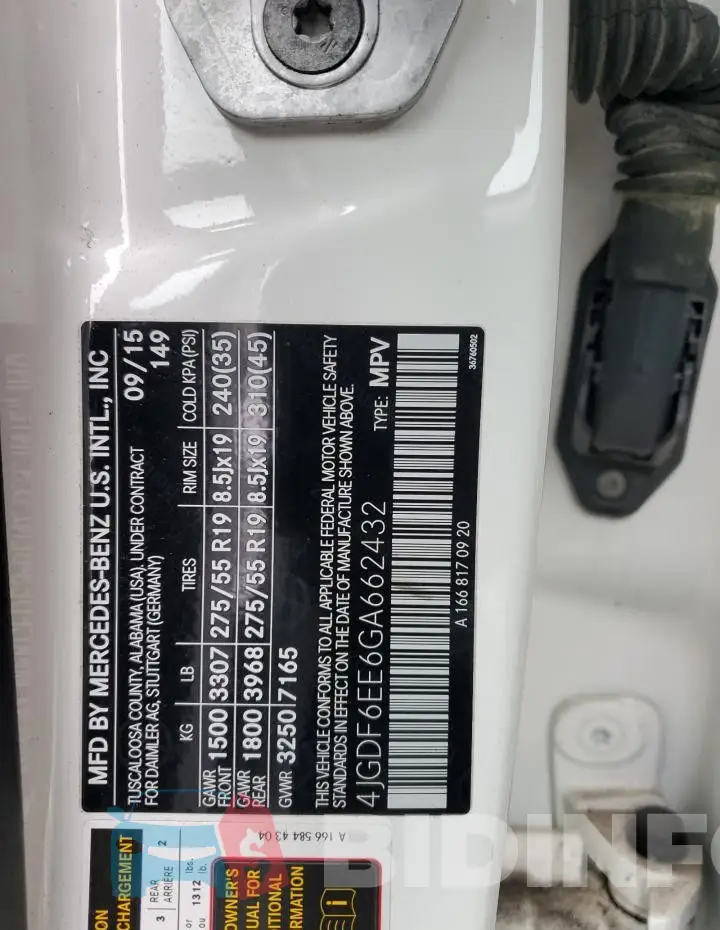 4JGDF6EE6GA662432 Photo# 13