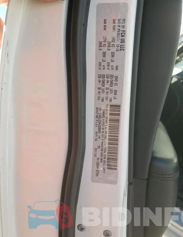 1C4RDJDGXHC698054 Photo# 13