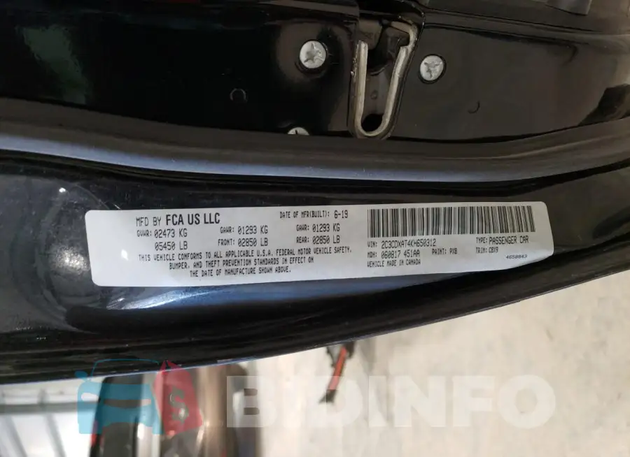 2C3CDXAT4KH650312 Photo# 12