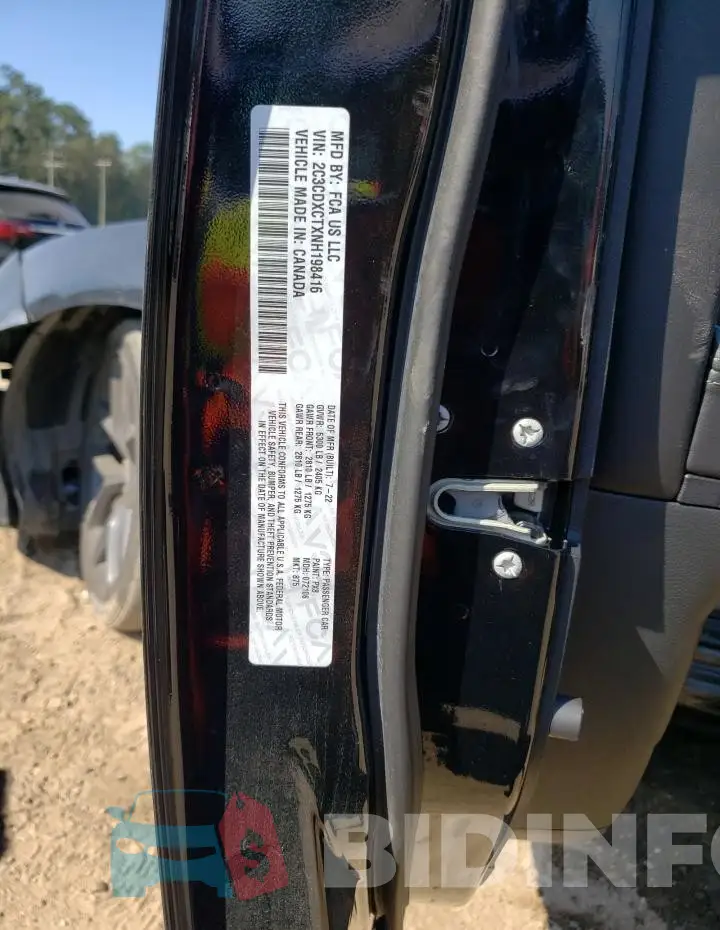 2C3CDXCTXNH198416 Photo# 13
