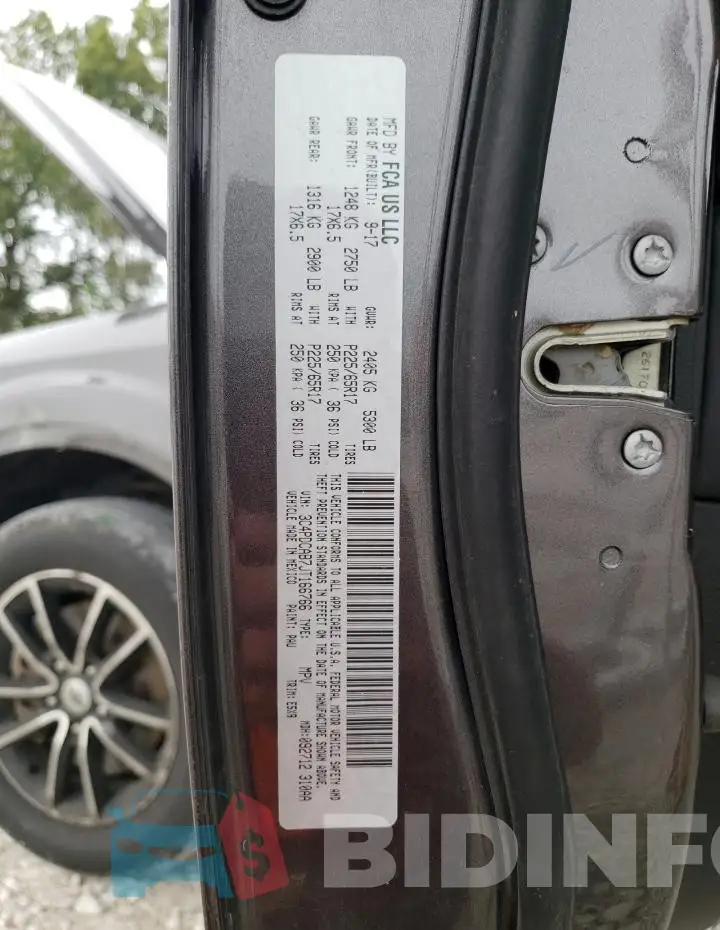 3C4PDCAB7JT166766 Photo# 13