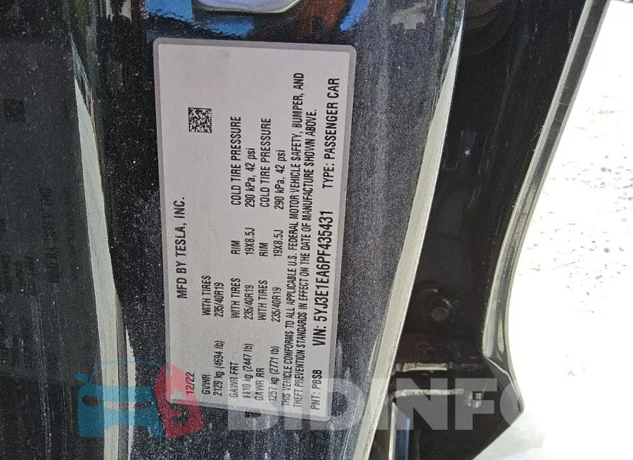 5YJ3E1EA6PF435431 Photo# 13