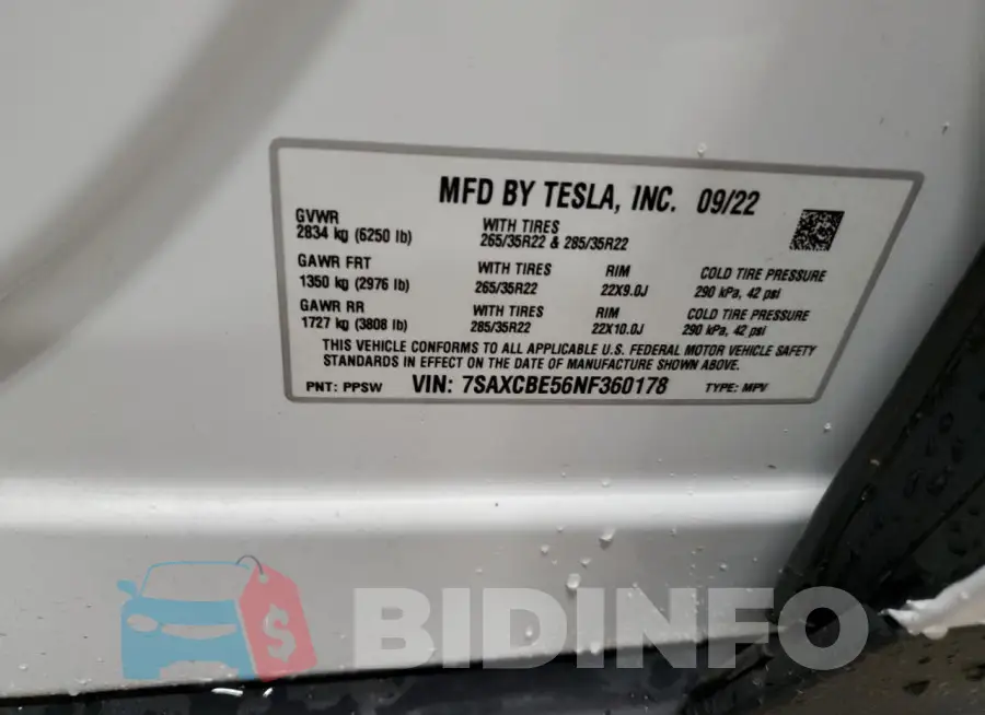 7SAXCBE56NF360178 Photo# 12