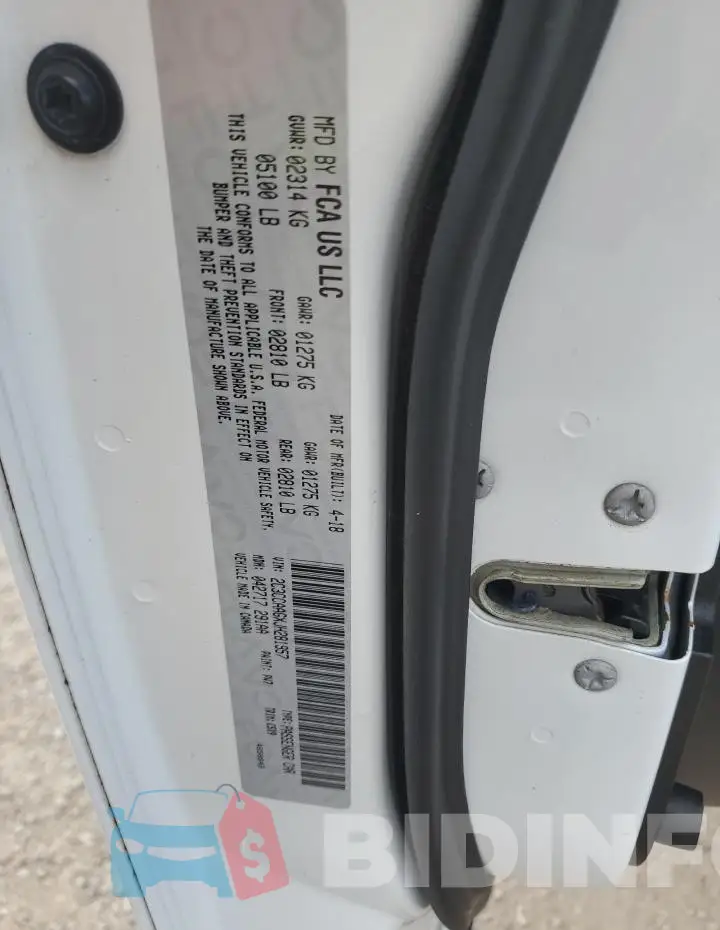 2C3CCAAGXJH281957 Photo# 13