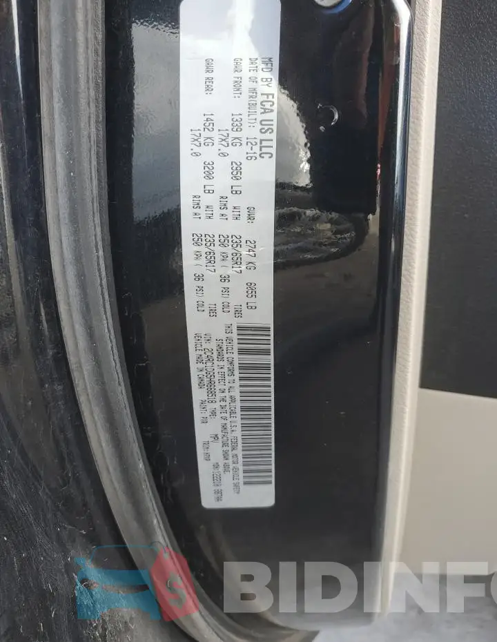 2C4RC1DG5HR668518 Photo# 13