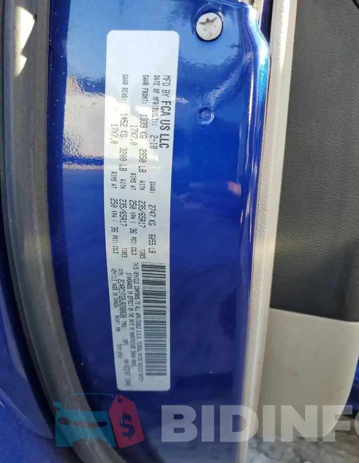 2C4RC1FG9JR260638 Photo# 13