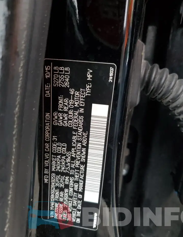 YV4612RK6G2849259 Photo# 13