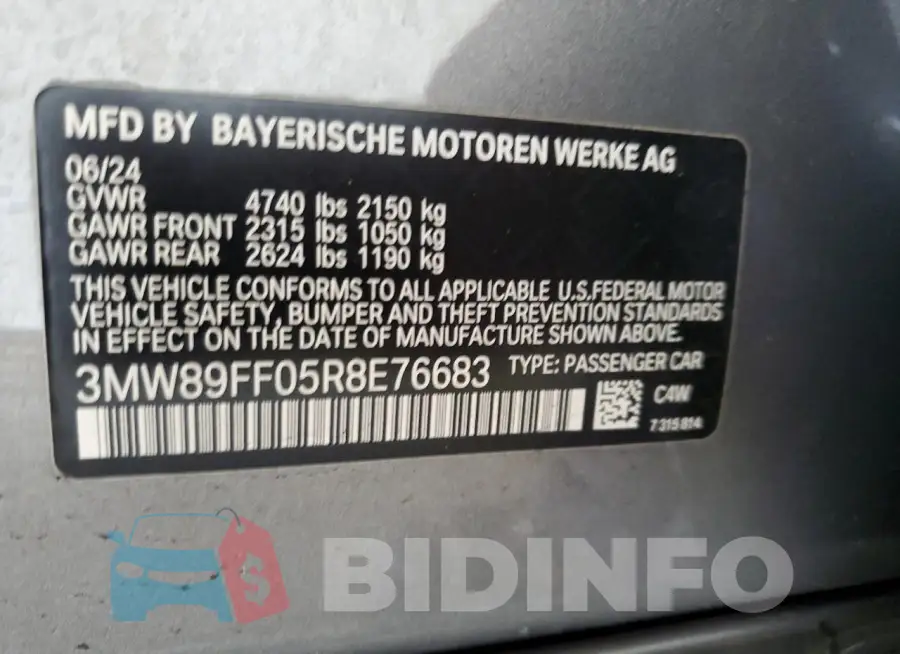3MW89FF05R8E76683 Photo# 12