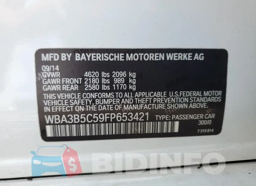 WBA3B5C59FP653421 Photo# 12