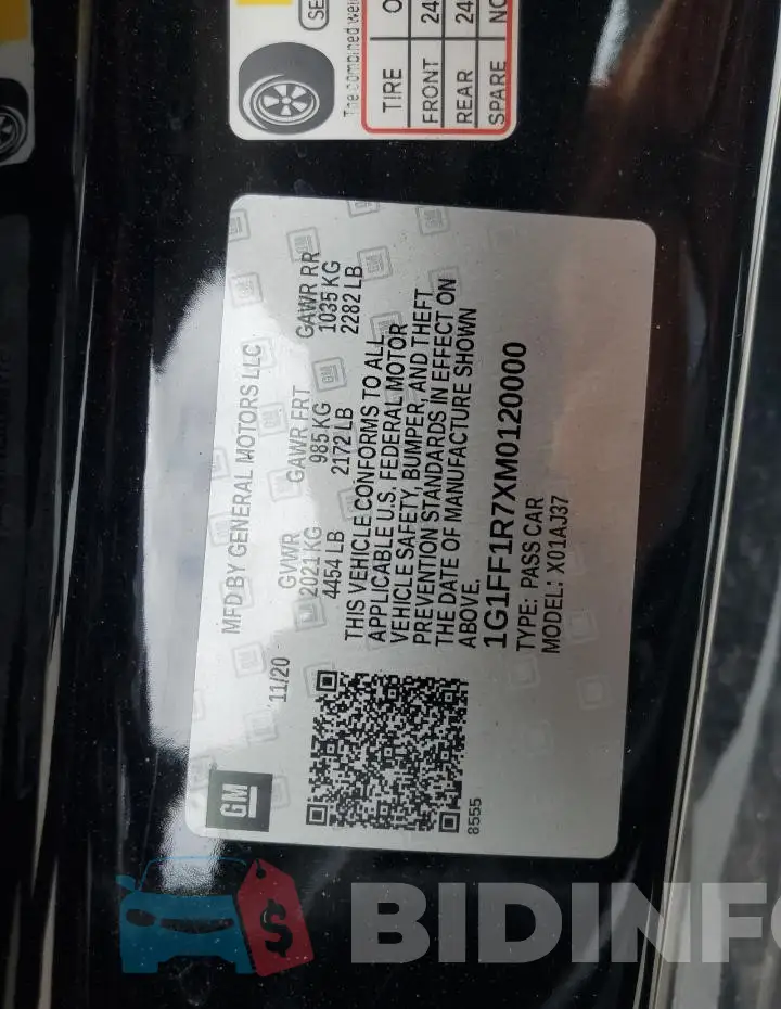1G1FF1R7XM0120000 Photo# 13