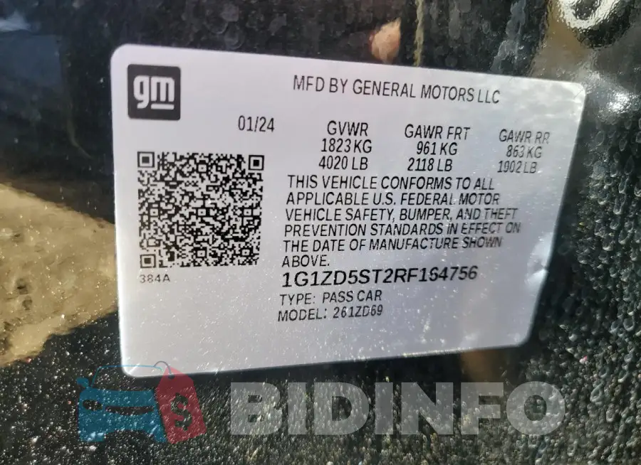 1G1ZD5ST2RF164756 Photo# 12