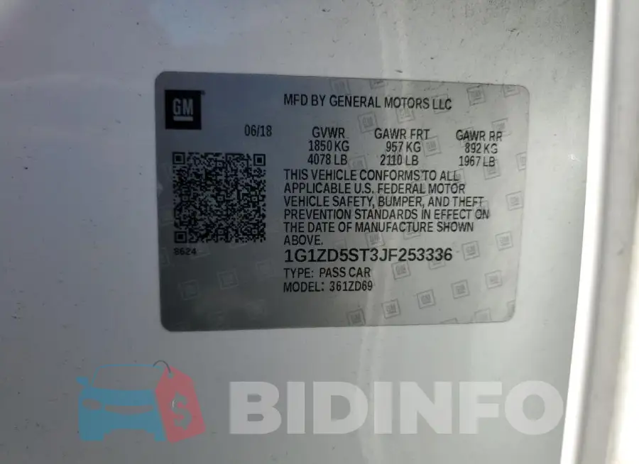 1G1ZD5ST3JF253336 Photo# 12