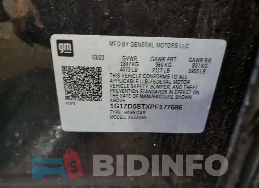 1G1ZD5STXPF177686 Photo# 12