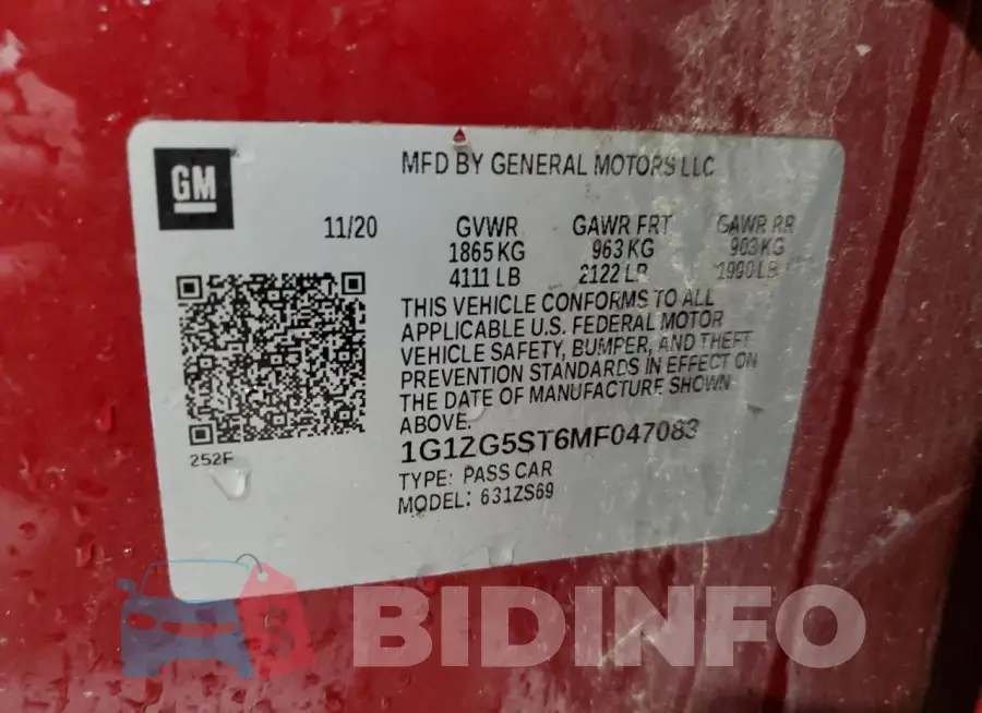 1G1ZG5ST6MF047083 Photo# 12
