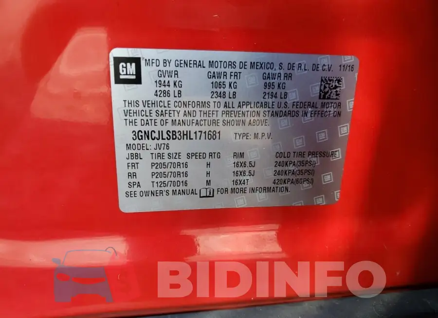 3GNCJLSB3HL171681 Photo# 13