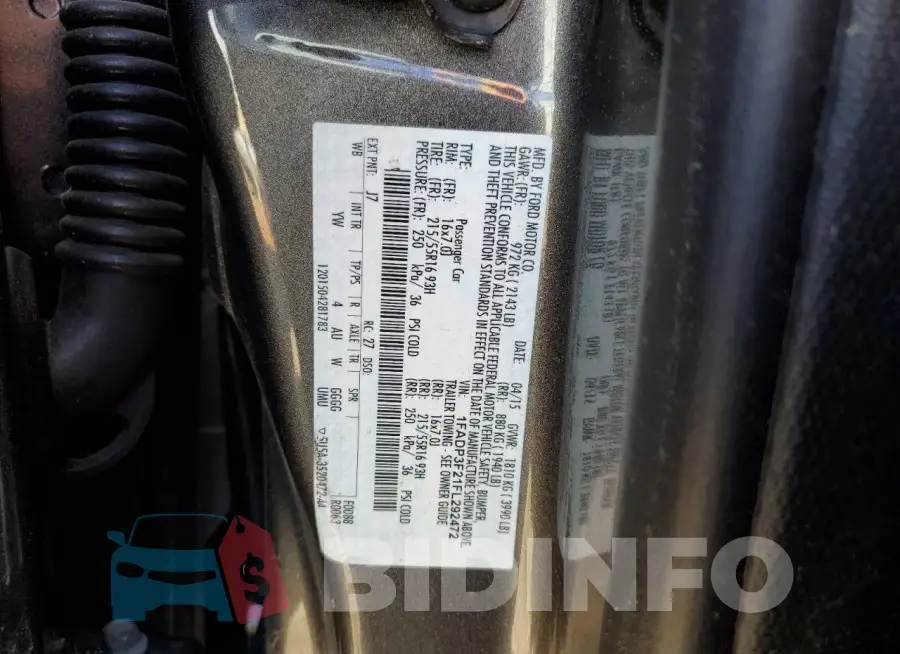 1FADP3F21FL292472 Photo# 12