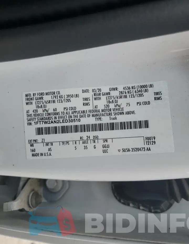 1FT7W2AN2LED30510 Photo# 12