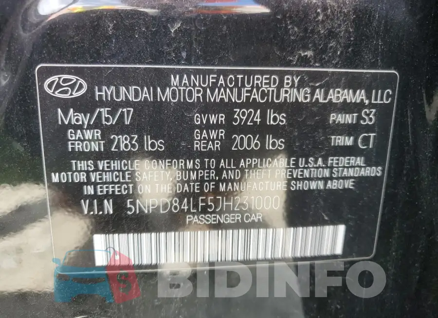 5NPD84LF5JH231000 Photo# 12
