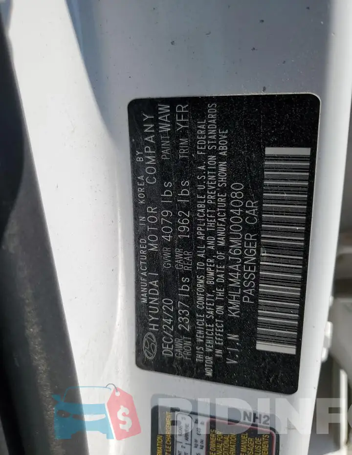 KMHLM4AJ6MU004080 Photo# 12