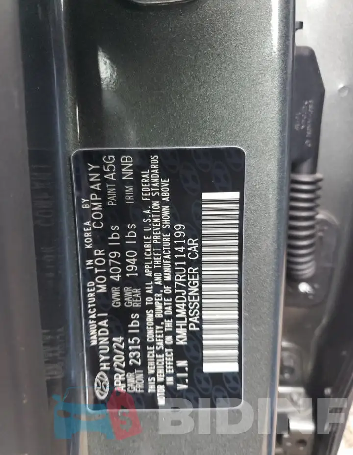 KMHLM4DJ7RU114199 Photo# 13