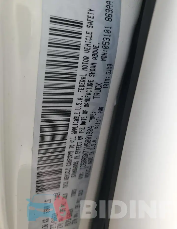 1C6RR6NT1HS801904 Photo# 12