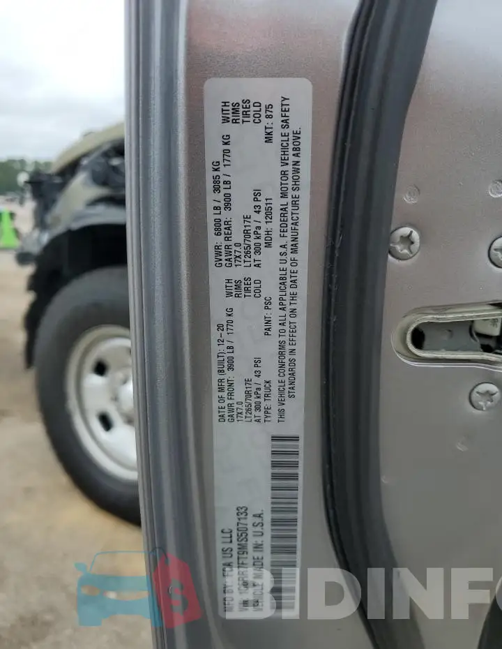 1C6RR7FT9MS507133 Photo# 13