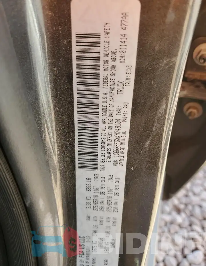 1C6RREFGXKN748184 Photo# 12