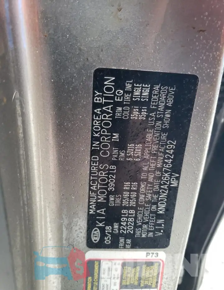 KNDJN2A26K7642492 Photo# 12