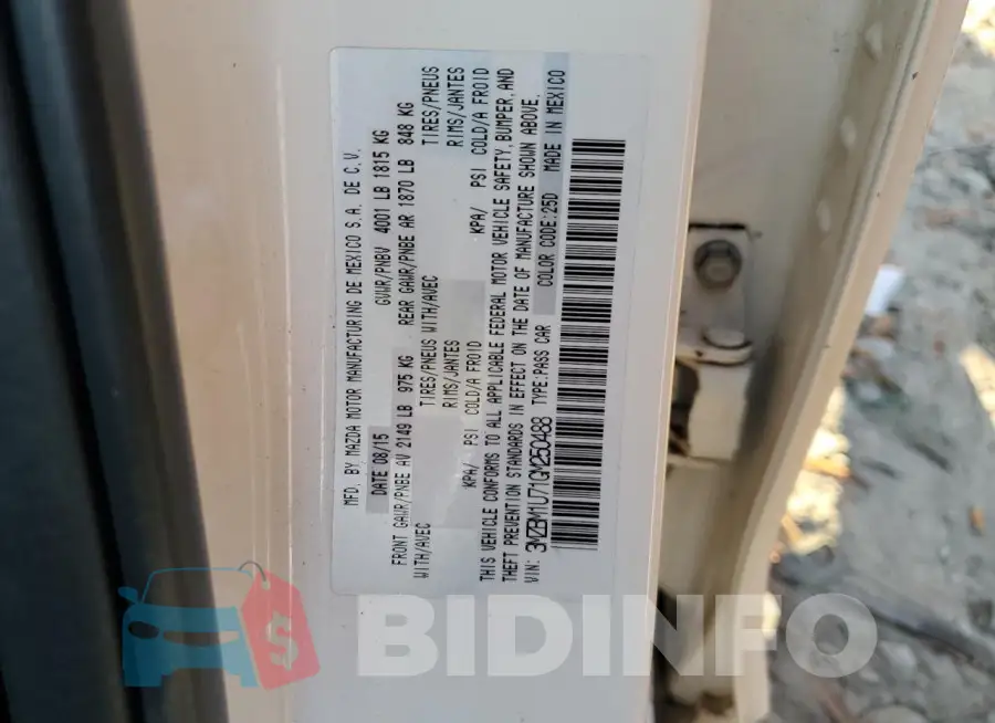 3MZBM1U71GM250488 Photo# 12