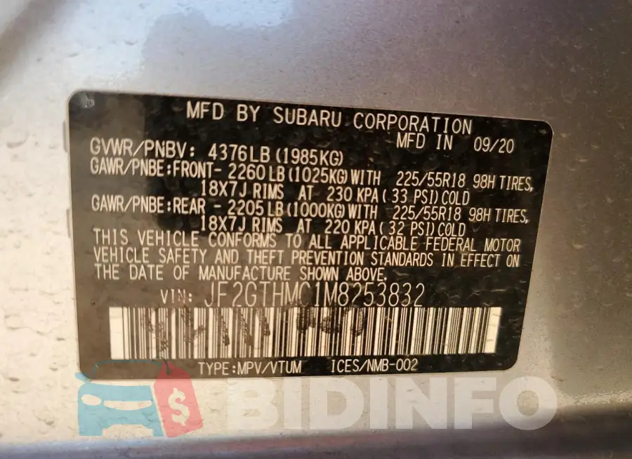 JF2GTHMC1M8253832 Photo# 12