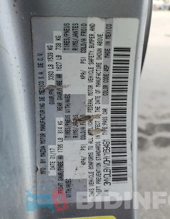 3MYDLBYV0HY169491 Photo# 12