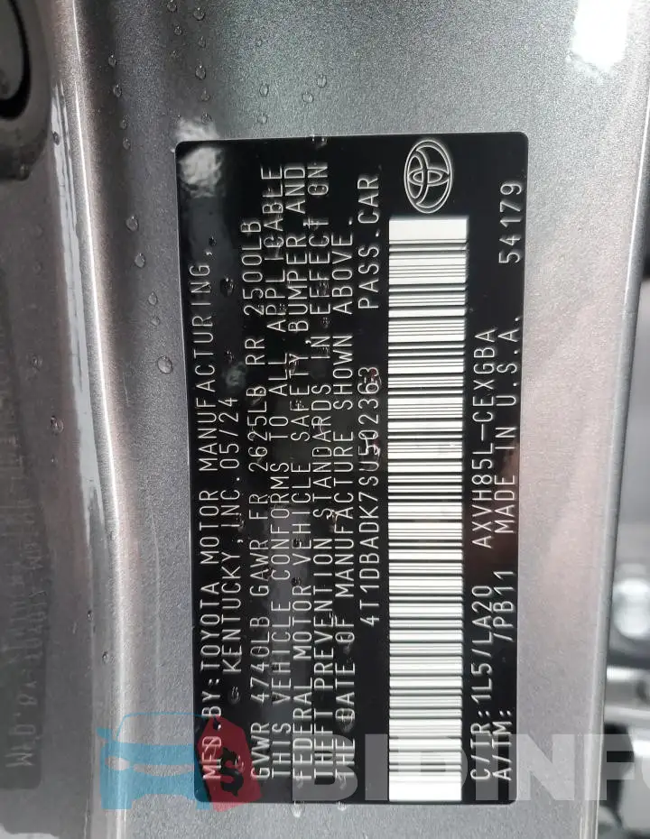 4T1DBADK7SU502363 Photo# 12