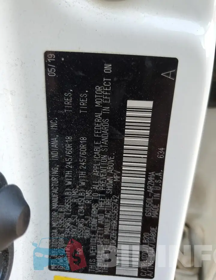 5TDKZRFH6KS565742 Photo# 14