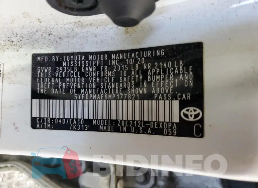 5YFDPMAE9MP177821 Photo# 12