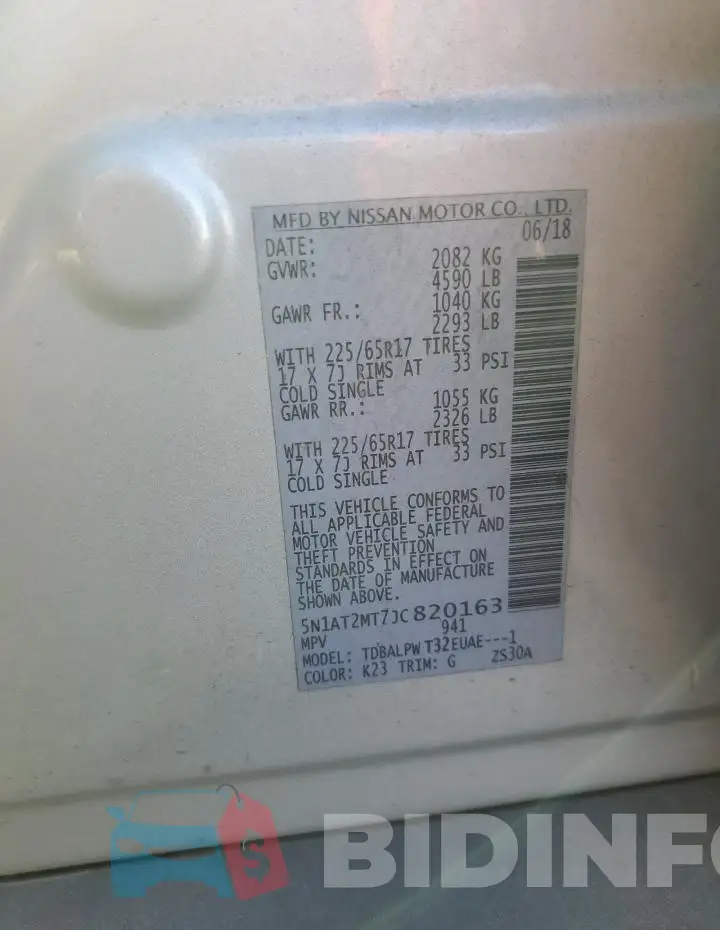 5N1AT2MT7JC820163 Photo# 14