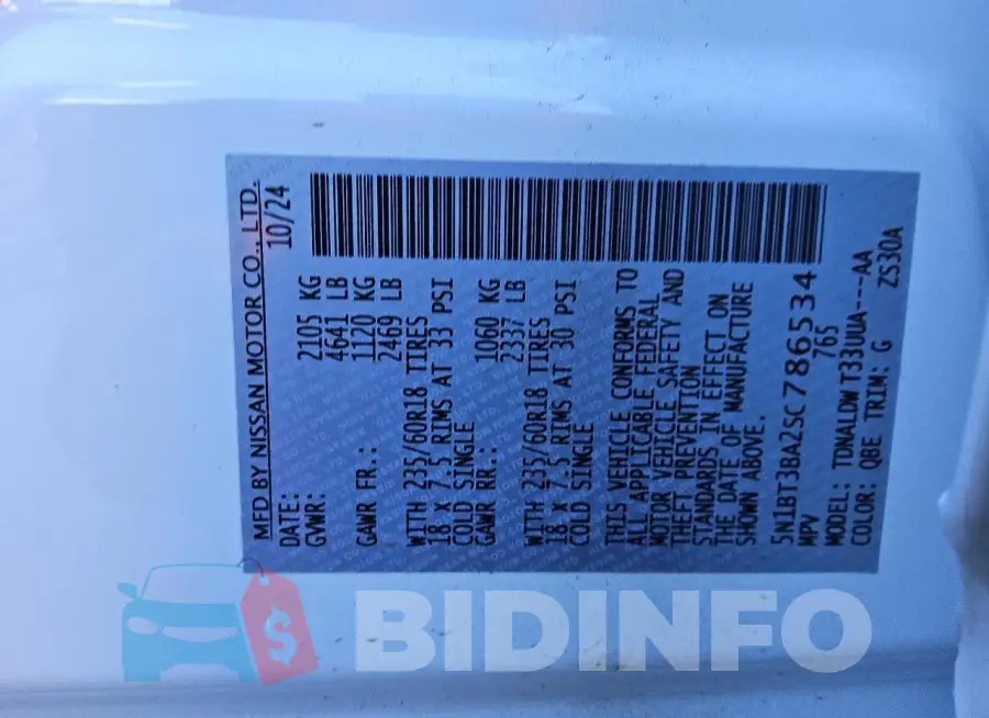 5N1BT3BA2SC786534 Photo# 13