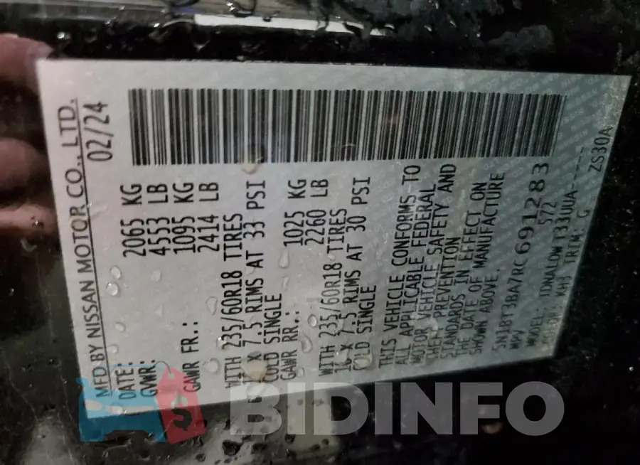 5N1BT3BA7RC691283 Photo# 14