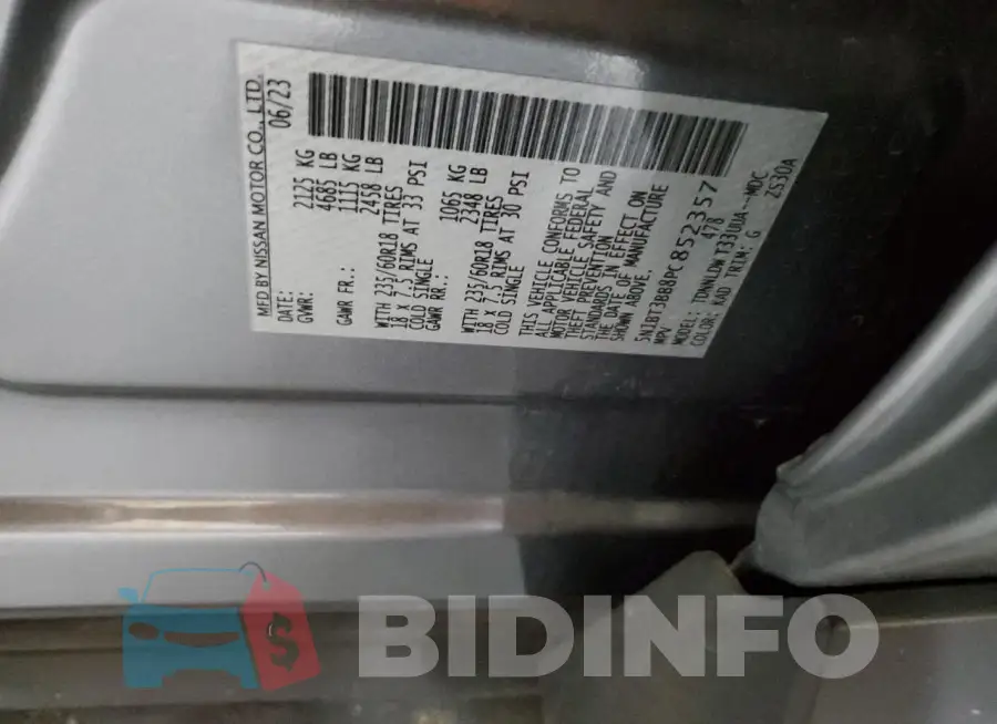 5N1BT3BB8PC852357 Photo# 12