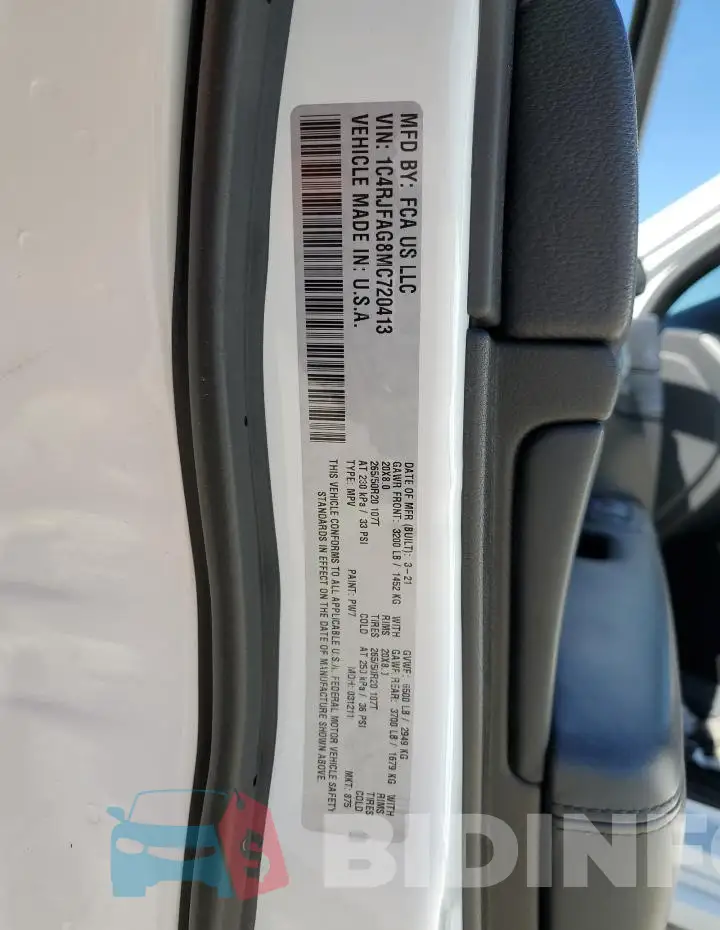 1C4RJFAG8MC720413 Photo# 14