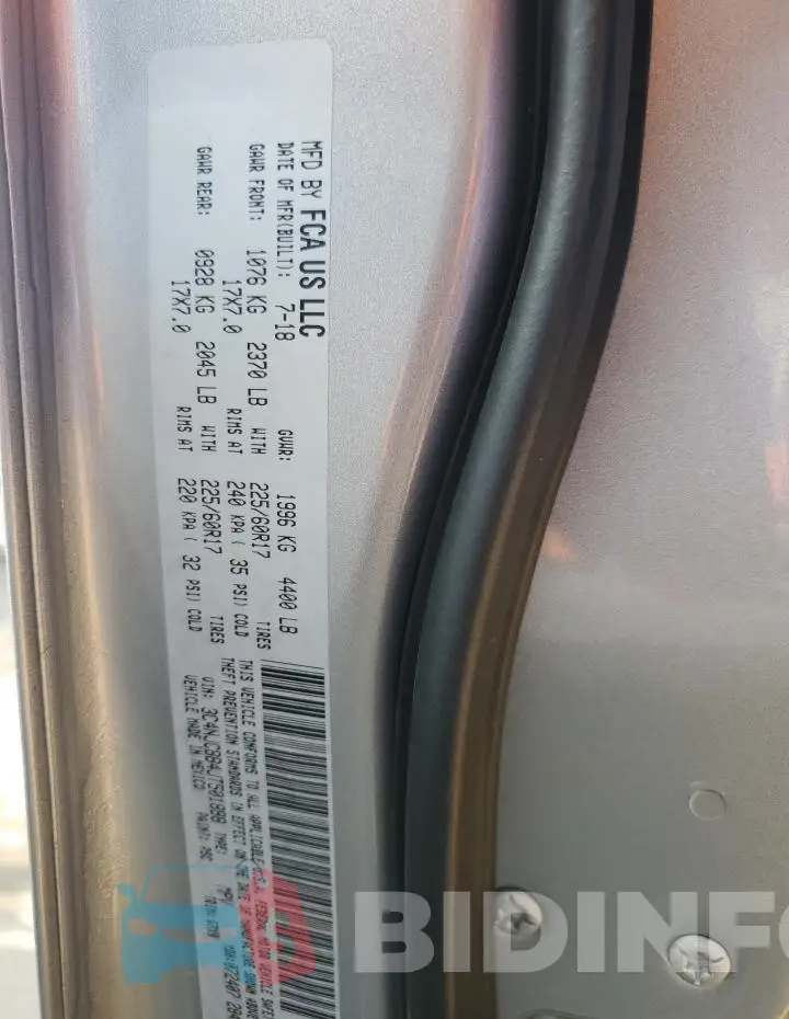 3C4NJCBB4JT501898 Photo# 13