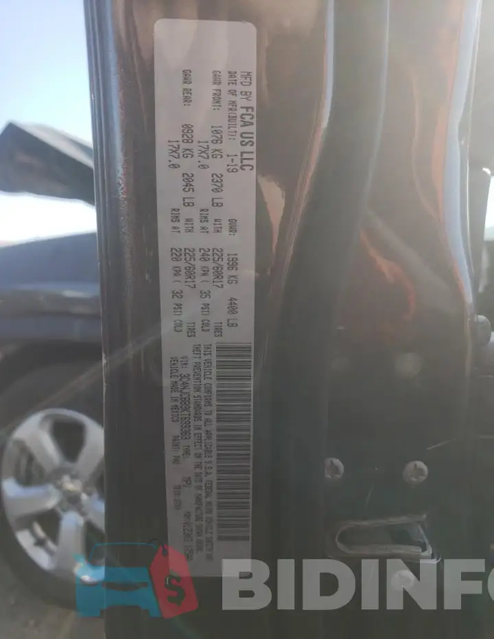 3C4NJCBB9KT699363 Photo# 12