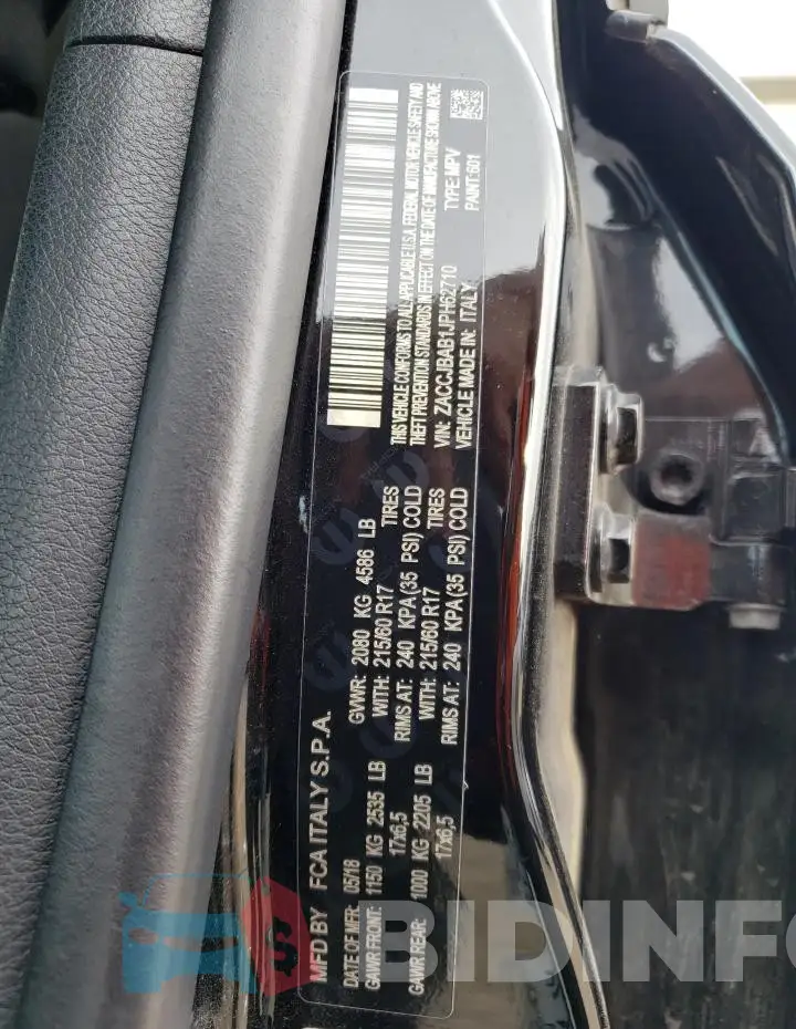 ZACCJBAB1JPH62710 Photo# 12